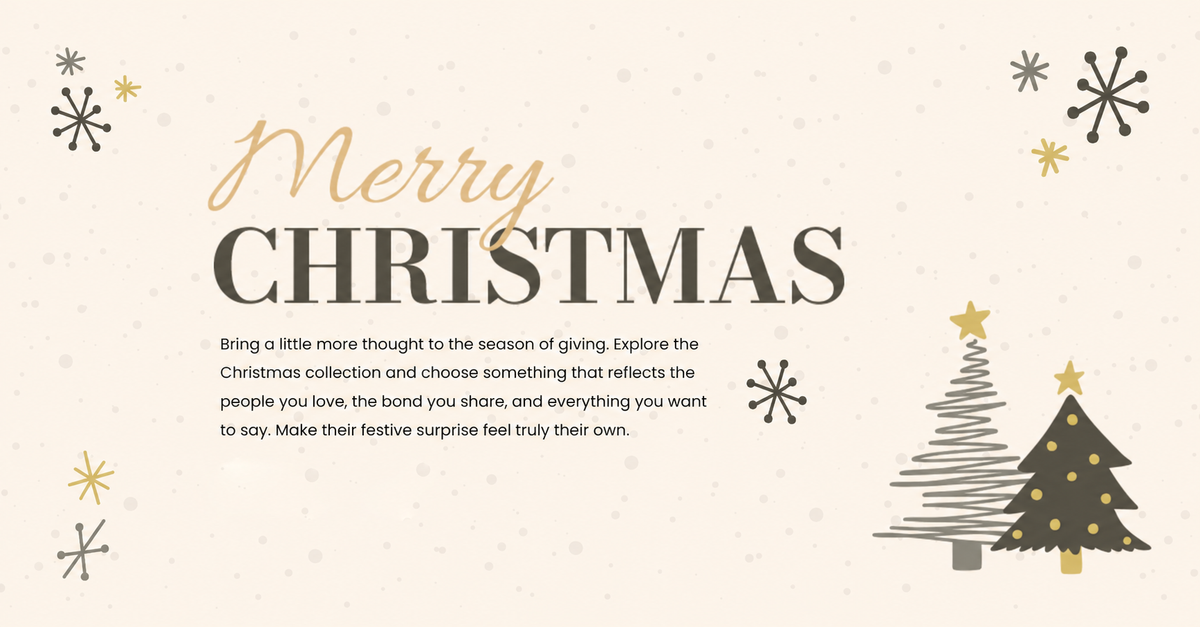Christmas gifting collection banner