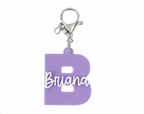 Initial Acrylic Bag Tag