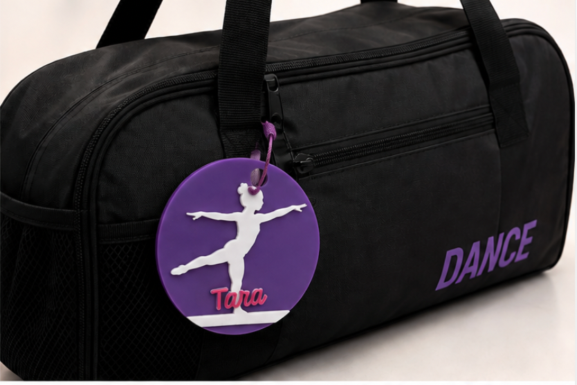 Gymnastics Bag Tag