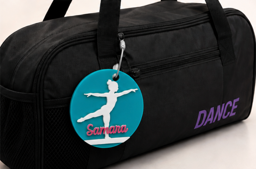 Gymnastics Bag Tag