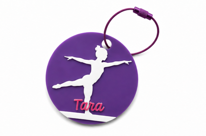 Gymnastics Bag Tag